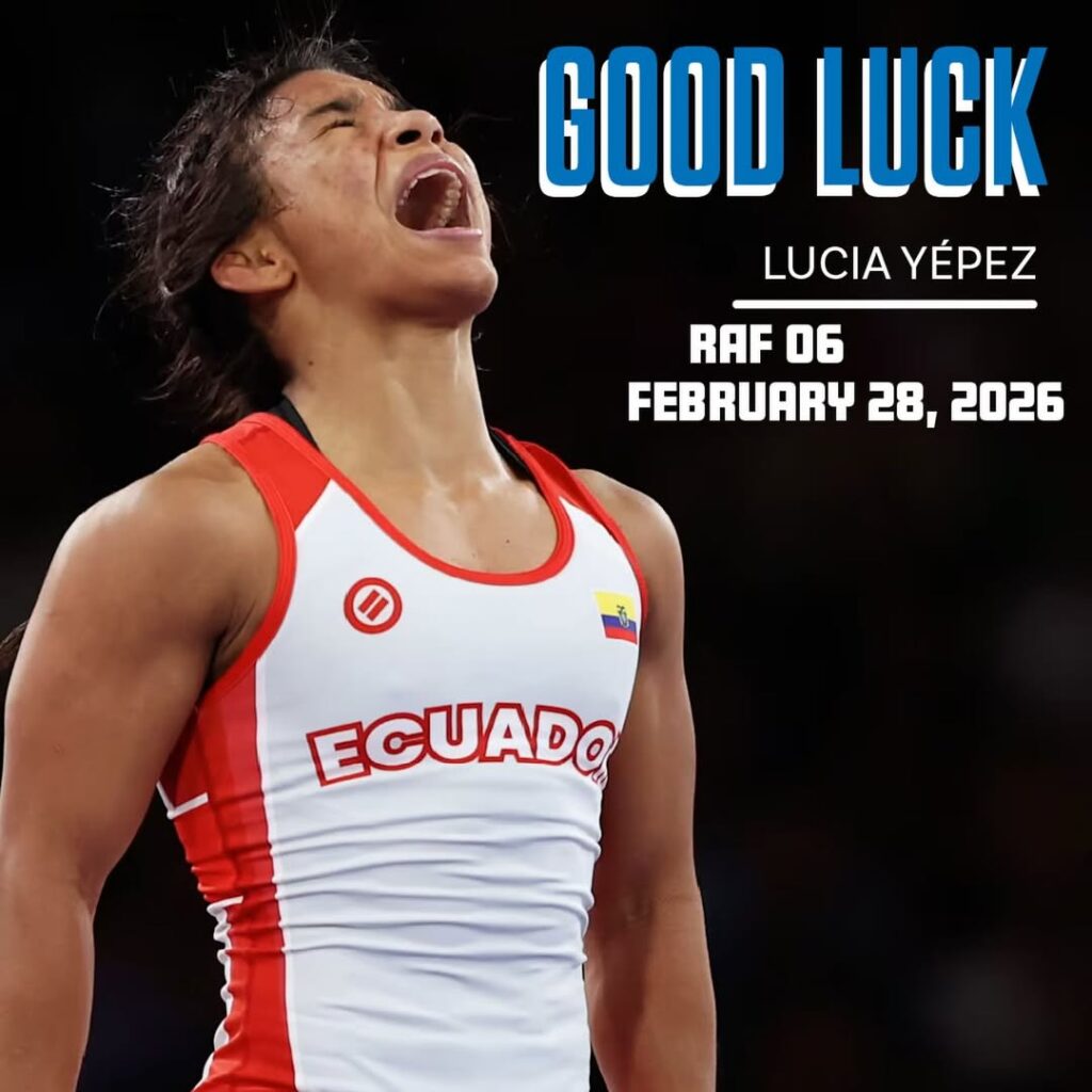 Good Luck Lucia Yépez — RAF 06
